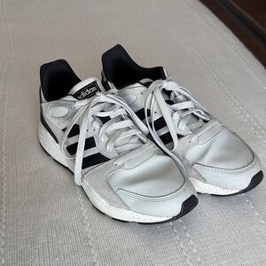 Adidas Grey and Black Sneakers